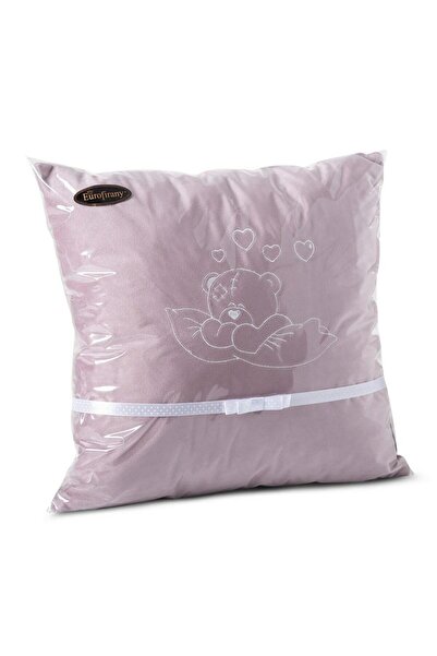Eurofirany Set perna decorativa Meklanie, 40x40cm, roz pudrat, cu fermoar