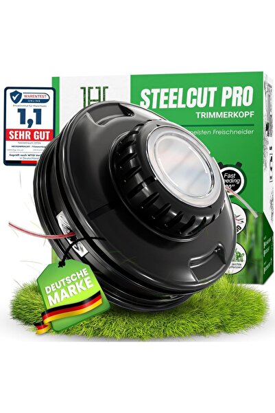 Type-C Cap de tăiere cu fir Heckenpracht pentru motocoasă, Buton din oțel, Si...
