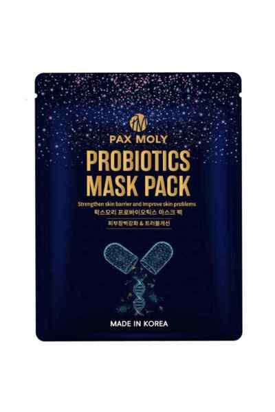 Pax Moly PaxMoly, Probiotice, Hidratant și Nutritiv, Mască tip șervețel, Față...