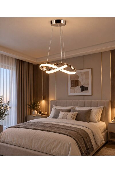 Kardelen Topsuz Gold Aydınlatma Avize – Modern Tasarım 20/25 m² Yatak Odası ve Çocuk Odası, Kumandasız, 2 Yıl Garantili