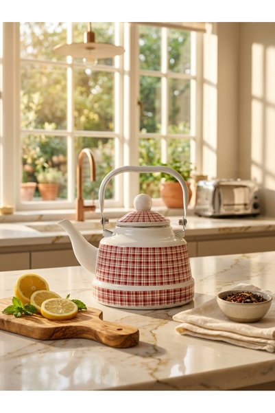 Generic 1.7L Kitchenware Tea Pot with Lid Elegant Design with Comfortable Top Handle for Daily Use
