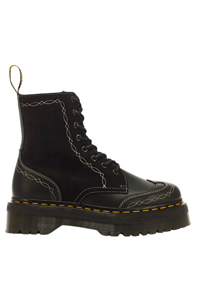 Dr. Martens Γυναικεία Δερμάτινα Jadon Rodeo Μποτάκια Μαύρα 43557001-BLACK