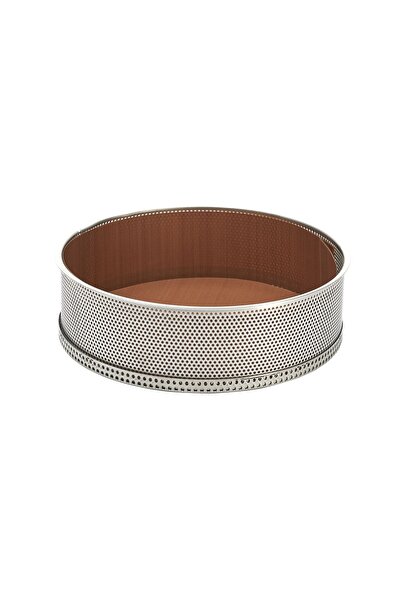 De Buyer Perforated cake mould, with baking paper included, 24 cm, stainless ...