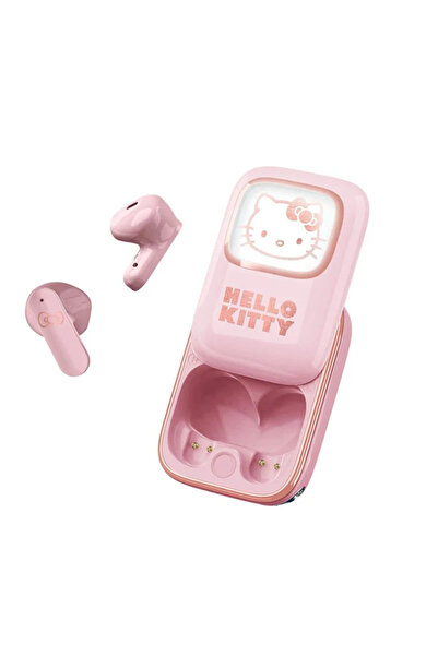 OTL Technologies Casti wireless pentru copii Hello Kitty, design retro, ilumi...