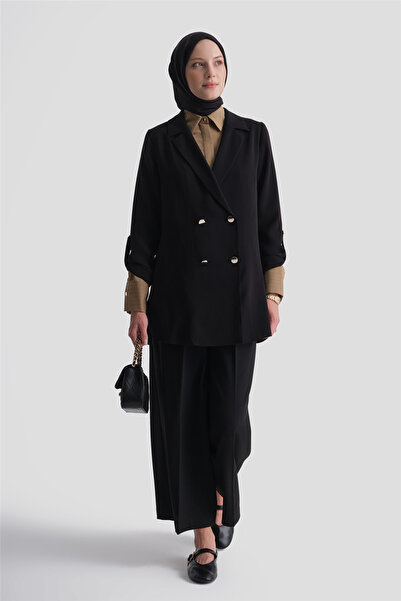 Armine سترة بليزر سوداء