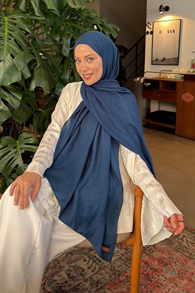 lamelif Rami Shawl Petrol Blue