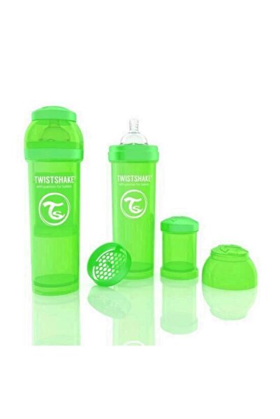 Twistshake Biberon Anti - Colici 330 ml Verde
