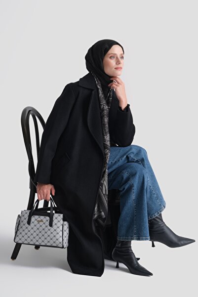 Armine معطف صوف طويل أسود