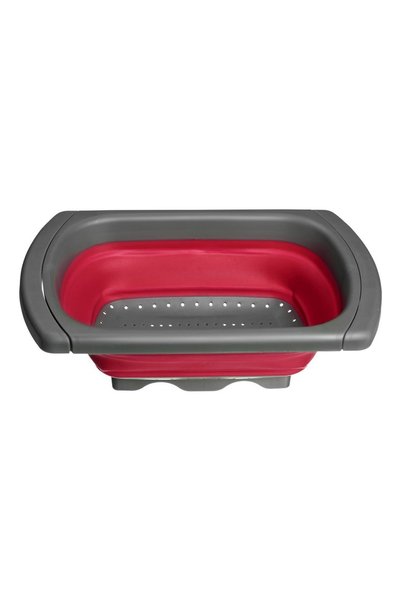 WESTMARK Extensible strainer, plastic, 39 × 26 cm, red -