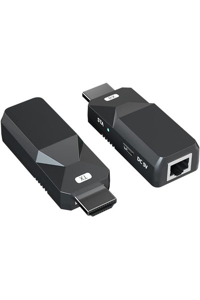 EXCEFORE موسع HDMI لمسافة 165 قدمًا، نقل الصوت والفيديو بدقة 1080 بكسل عبر كا...