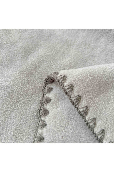 JOJO HOME Patura Multifunctionala cu Capse 100x140 cm, Patura si Sal 2 in 1, Textura Casmir Artificial