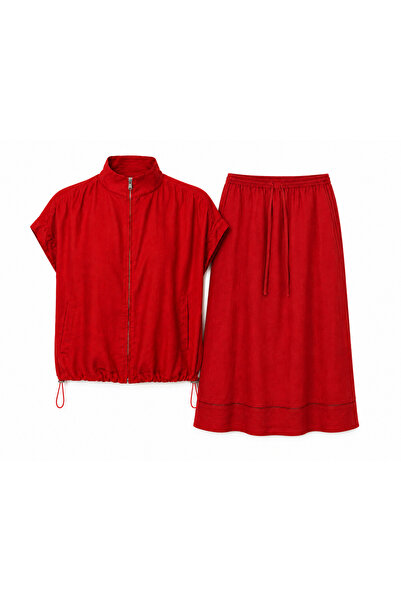 Generic Brand Amour 100% linen Vest and maxi skirt set – Maison G