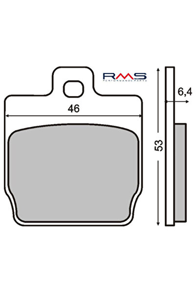 RMS Organic brake pads Mbk Nitro 50cc