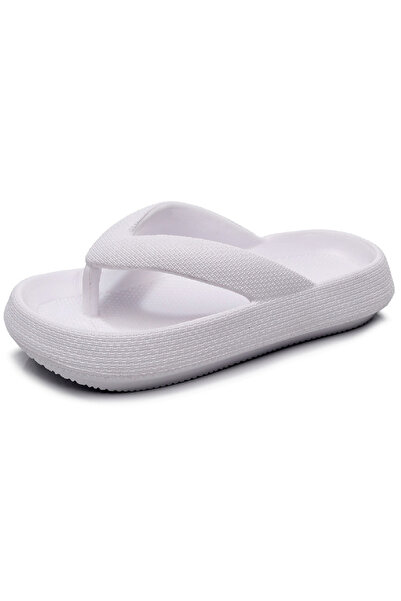 Take Two By Styli White Plain Thong Flip-Flops
