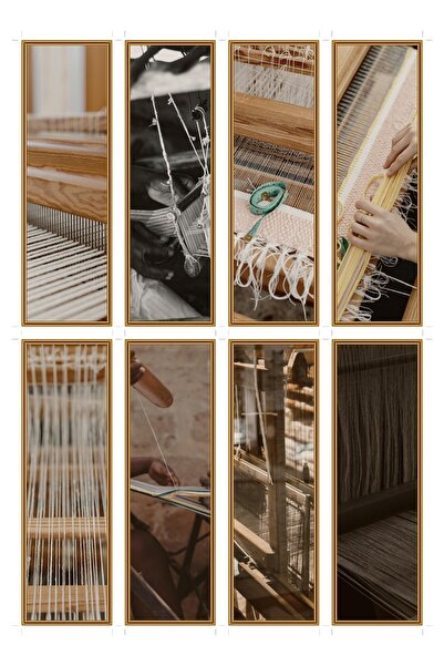 OEM Loom Themed Bookmarks Set of 8, Unique Design, Premium Cardboard