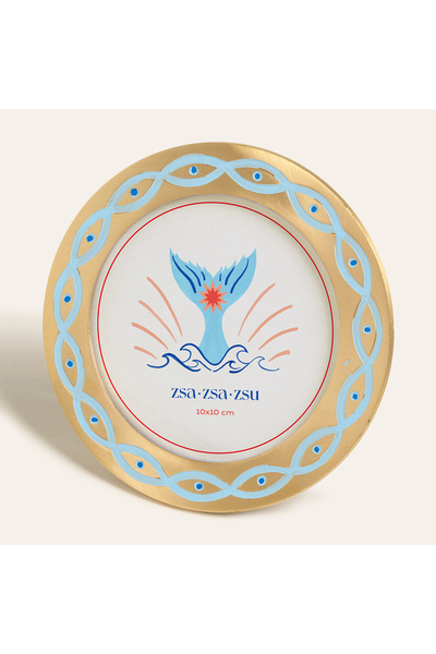 Zsa Zsa Zsu Lotus Mat Pirinç Çerçeve 13x2x13 Cm