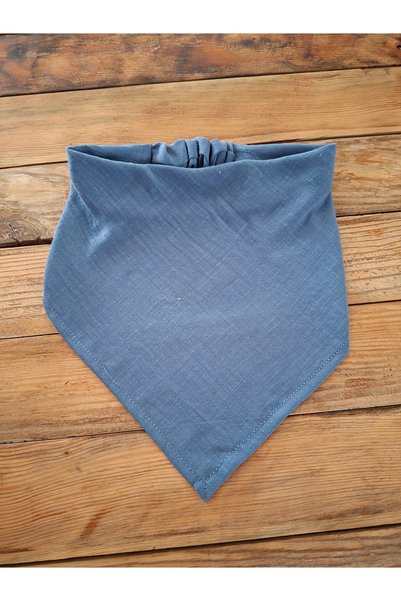 Mufincollection Women's Linen Elastic Bandana Triangle Scarf Hair Band Simple Daily Headscarf