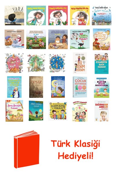 hayykitap Hatice Kübra Tongar 25 Kitap Seti + Türk Klasiği Hediye