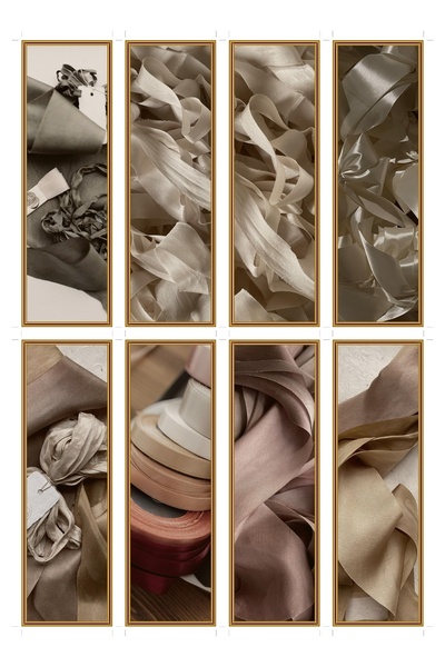 OEM Semne de Carte Set de 8 cu Tema Panglici de Matase, Design Elegant, Carto...