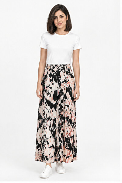 Livia Skirt with Abstract Print, High Waist