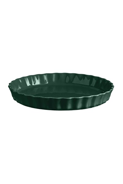Emile Henry Tart dish, ceramics, 29.5cm/1.4L, Cedar -