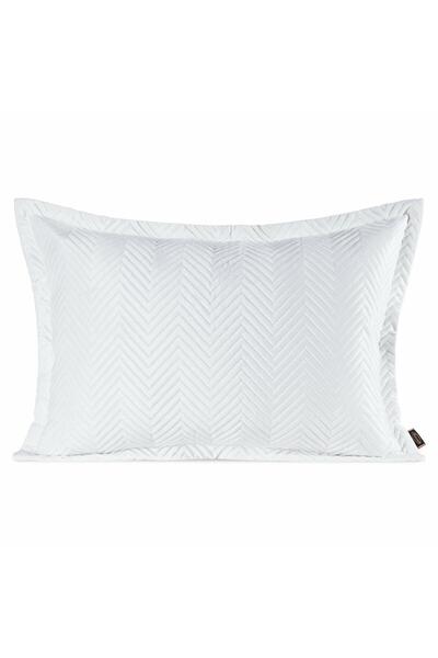 Eurofirany Fata de perna Sofia, 50x70cm, alb, 100% poliester, 250 GSM