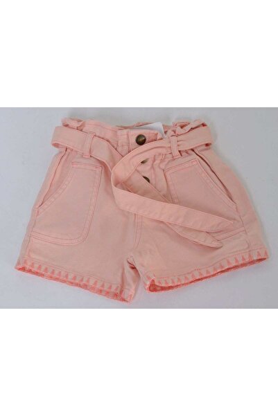Gingersnaps Girls' Front Pocket Tie Waist Denim Shorts