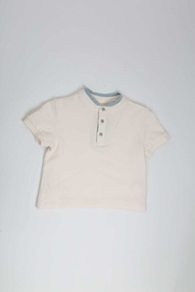 Gingersnaps Boys' Button-Front Polo T-Shirt