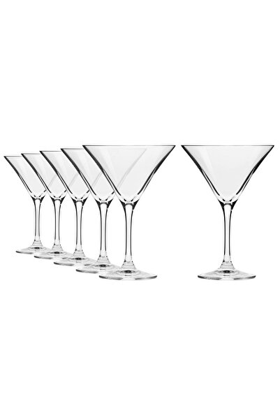 Krosno Set of 6 Martini glasses, crystalline glass, 240 ml, "Avant-Garde" -