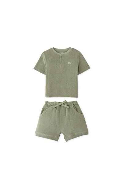 Gingersnaps Boys' Short Set with Short-Sleeve T-Shirt