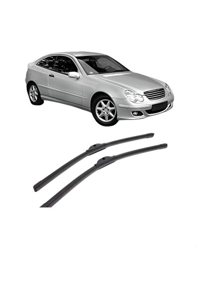 Bosch Σετ υαλοκαθαριστήρων MERCEDES-BENZ C-CLASS Coupe (CL203) 2001-2008, παρ...