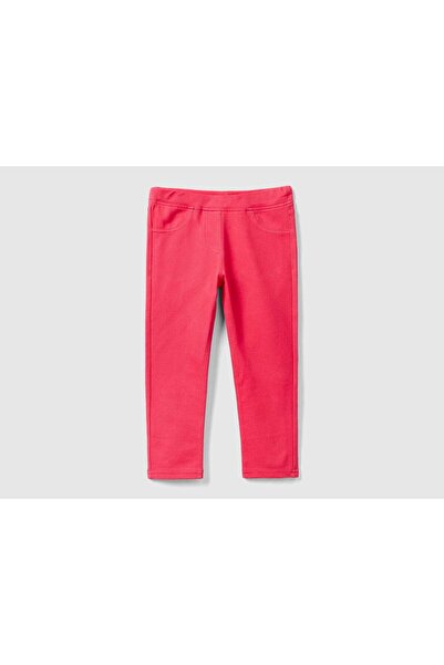 United Colors of Benetton Girls Solid Stretch Pants