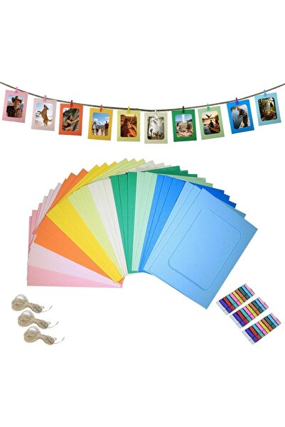 Type-C Set de 30 de rame foto colorate din carton, 10 x 15 cm (4x6 inch), cu ...