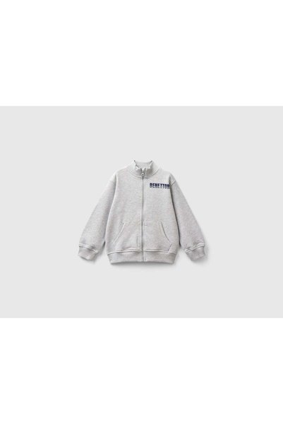 United Colors of Benetton Organic Cotton Zip Hoodie