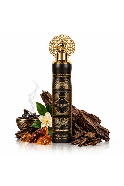 Nusuk Odorizant de cameră, Spray ambiental Goodness Oud Black, 300 ml, NUSUK ®