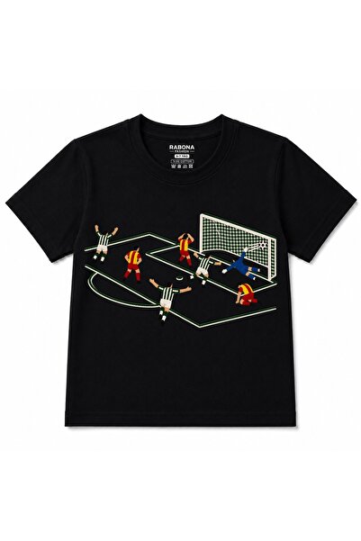 Rabona Fashion Tricou pentru copii cu grafică de fotbal: Salvare la ultimul m...