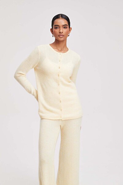 Livia Knit Button-Front Longline Top