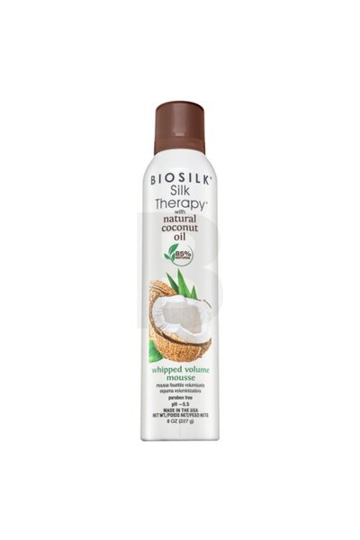 Biosilk Spumă de volum Silk Therapy Whipped – spumă de păr pentru volum, 237 ml