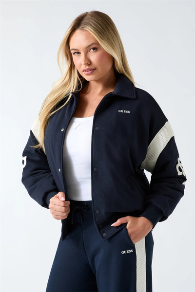 Guess Danika Kadın Aktif Bomber Mont Lacivert