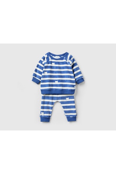 United Colors of Benetton Boys' Long-Sleeve Two-Piece Set