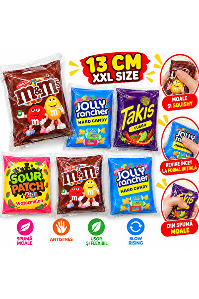 SHOP LIKE A PRO Jucărie Antistres Squishy Snack, Diverse Modele, din Spumă Mo...