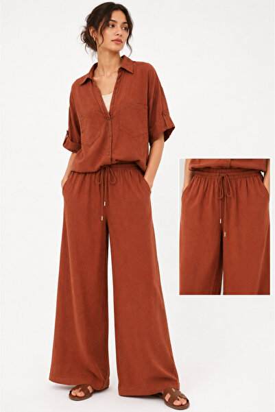 Yola Wide-Leg Trousers