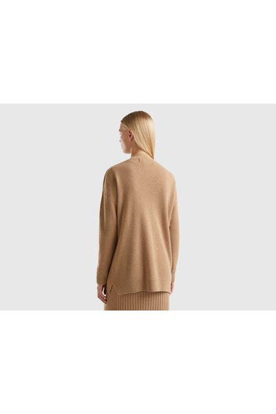 United Colors of Benetton Oversized Wool Blend Cardigan