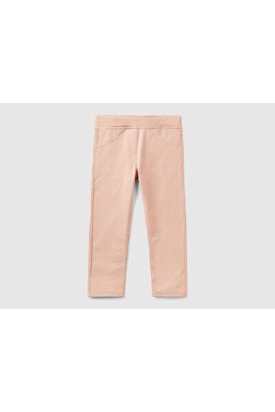United Colors of Benetton Girls Solid Stretch Pants