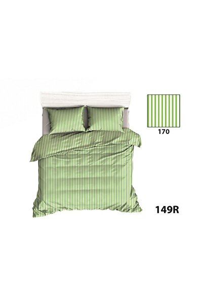 Karo Fata de perna 40x40 R149 celadon dungi albe