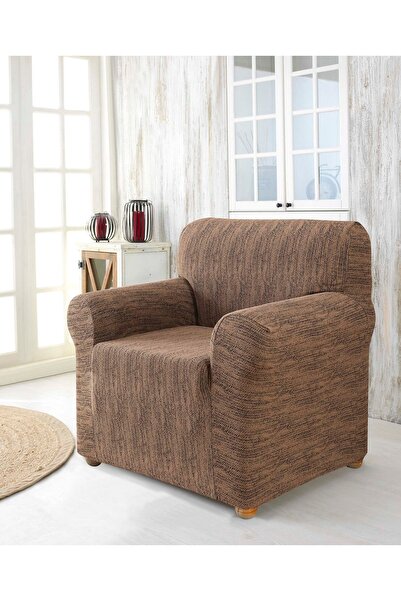 KARNA Sofa Cover Jacquard 1-Piece "Roma" Single Seat with Armrests