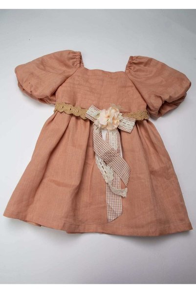 Gingersnaps Girls Floral Square-Neck Dress