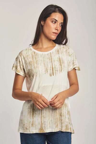 DALYDRESS تي شيرت مطبوع بأكمام قصيرة