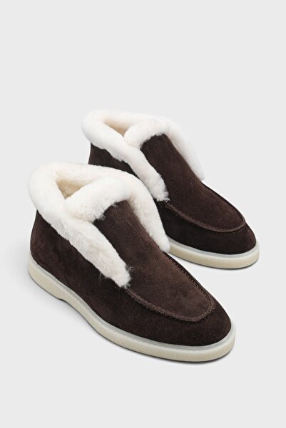 Capone Outfitters Kaitlyn Hakiki Fur Kadın Bot