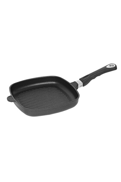 AMT Gastroguss Square grill pan, aluminum, 26 x 26 cm, induction -